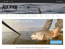 Tablet Screenshot of flyfishrockport.com